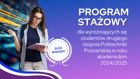 Program Stażowy dla wyróżniających się studentów drugiego stopnia PP w RA 24/25